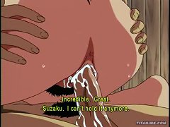 Cute Little Anime Brunette With Incredible Big Cups Rides A Fat Cock